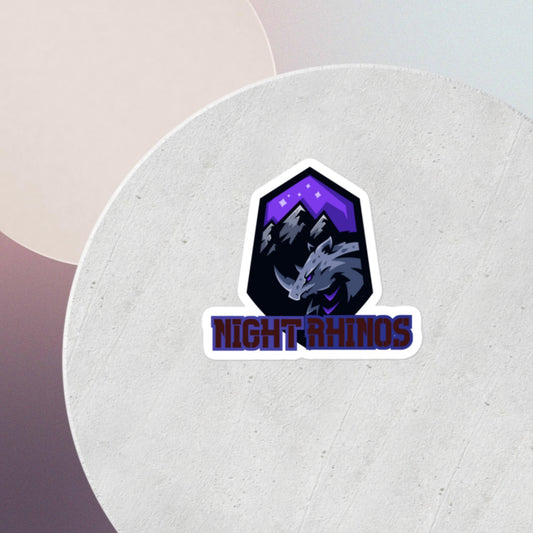 Night Rhinos Sticker