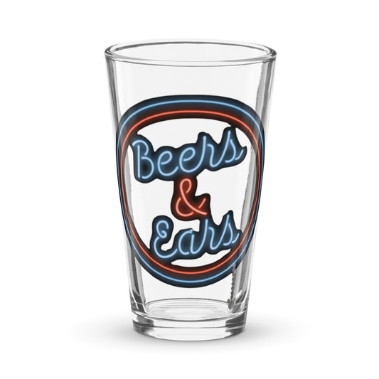 Beers & Ears Logo Pint Glass
