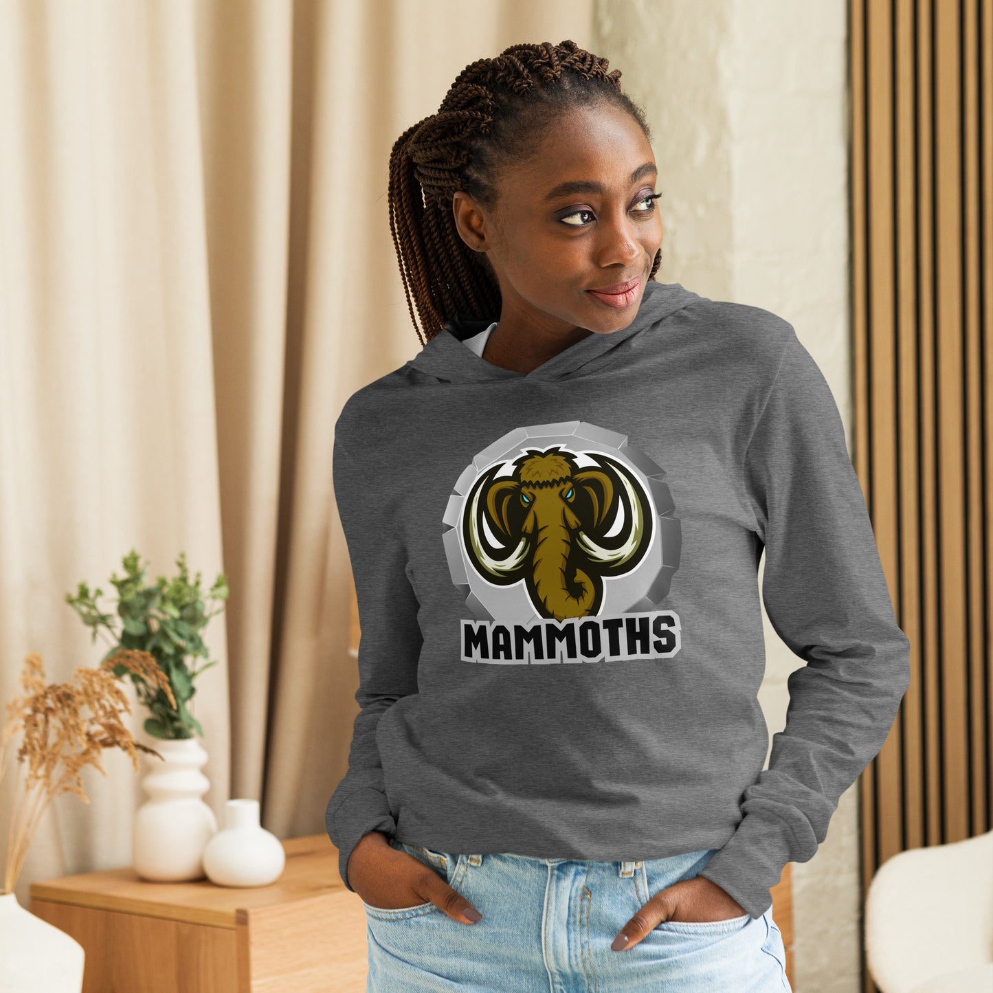 Mammoths Hooded Long-Sleeve Tee